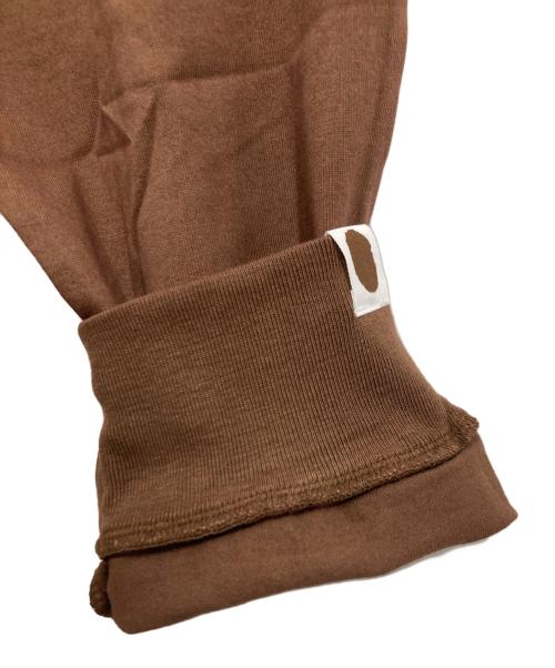 A BATHING APE（ア ベイシング エイプ）A BATHING APE (ア ベイシング エイプ) GARMENT DYE COLLEGE RELAXED FIT LS TEE ブラウン サイズ:L 未使用品の古着・服飾アイテム