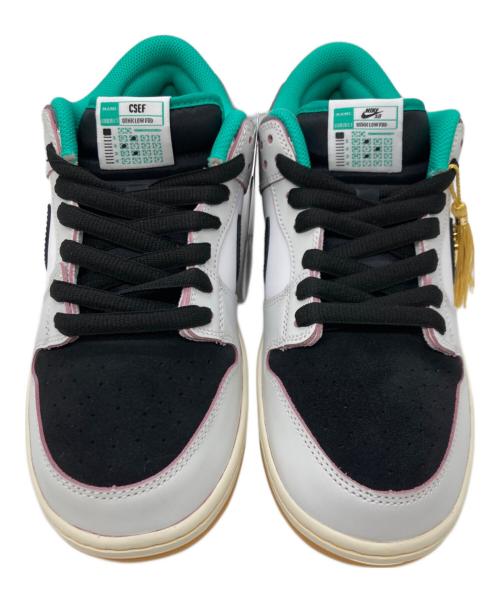 NIKE SB（ナイキエスビー）NIKE SB CSEF (シーエスイーエフ) DUNK LOW PRO QS /  × CSEF ナイキ SB ダンク ロー プロ × CSEF  / HJ4132-100 ホワイト×グリーン サイズ:29.0 未使用品の古着・服飾アイテム