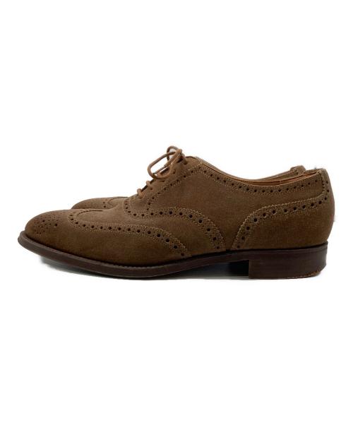 Crockett & Jones（クロケット＆ジョーンズ）Crockett & Jones (クロケット＆ジョーンズ) スウェードウィングチップシューズ / ALBEMARLE ブラウン サイズ:8Eの古着・服飾アイテム