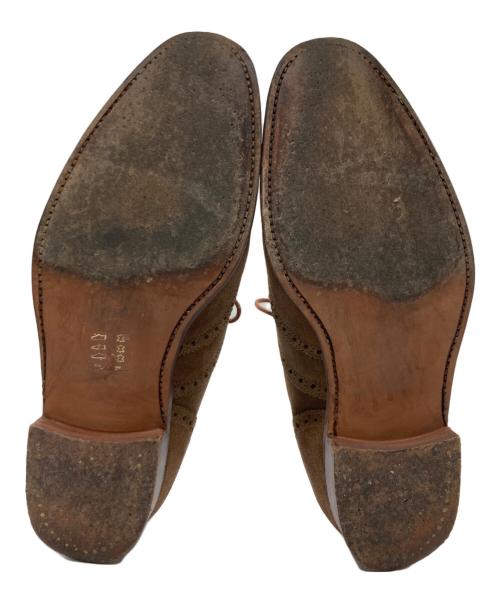 Crockett & Jones（クロケット＆ジョーンズ）Crockett & Jones (クロケット＆ジョーンズ) スウェードウィングチップシューズ / ALBEMARLE ブラウン サイズ:8Eの古着・服飾アイテム