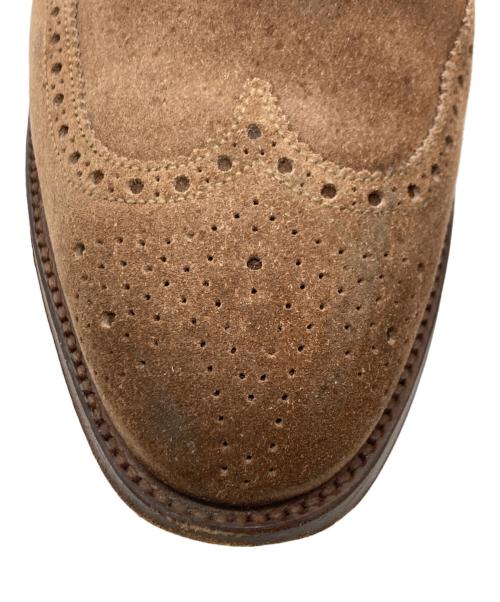 Crockett & Jones（クロケット＆ジョーンズ）Crockett & Jones (クロケット＆ジョーンズ) スウェードウィングチップシューズ / ALBEMARLE ブラウン サイズ:8Eの古着・服飾アイテム