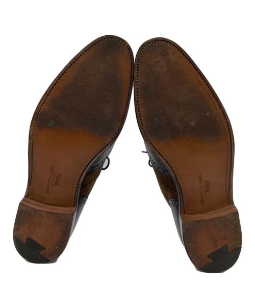 Crockett & Jones（クロケット＆ジョーンズ）Crockett & Jones (クロケット＆ジョーンズ) コンビウィングチップシューズ / LONDON ブラウン×ブラック サイズ:8Eの古着・服飾アイテム