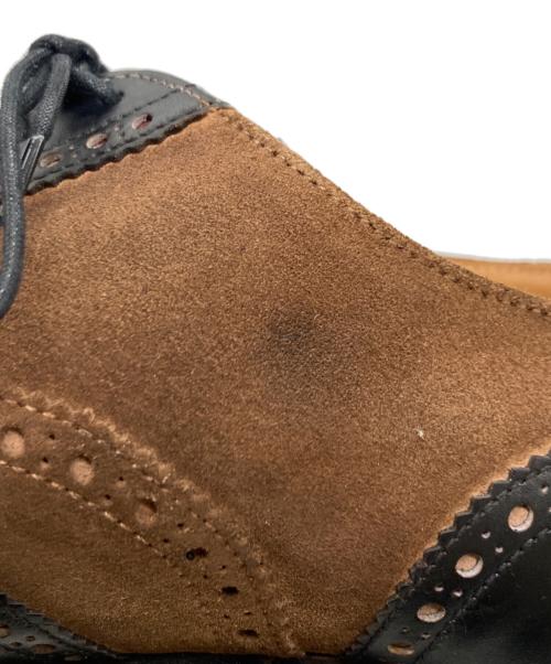 Crockett & Jones（クロケット＆ジョーンズ）Crockett & Jones (クロケット＆ジョーンズ) コンビウィングチップシューズ / LONDON ブラウン×ブラック サイズ:8Eの古着・服飾アイテム