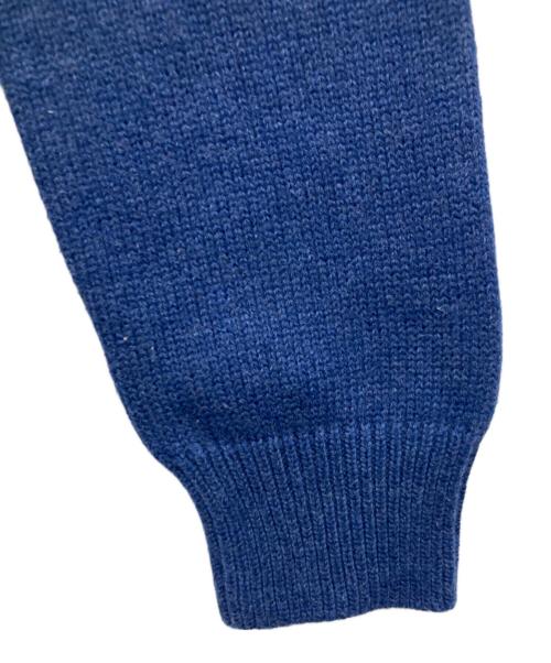 POLO RALPH LAUREN（ポロ・ラルフローレン）POLO RALPH LAUREN (ポロ・ラルフローレン) ハーフジップニット ブルー サイズ:Sの古着・服飾アイテム