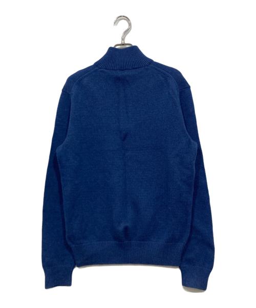 POLO RALPH LAUREN（ポロ・ラルフローレン）POLO RALPH LAUREN (ポロ・ラルフローレン) ハーフジップニット ブルー サイズ:Sの古着・服飾アイテム