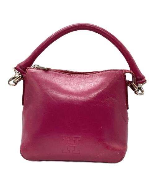 HIROFU（ヒロフ）HIROFU (ヒロフ) ハンドバッグ ショッキングピンクの古着・服飾アイテム