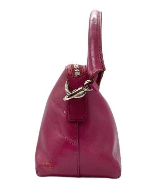 HIROFU（ヒロフ）HIROFU (ヒロフ) ハンドバッグ ショッキングピンクの古着・服飾アイテム