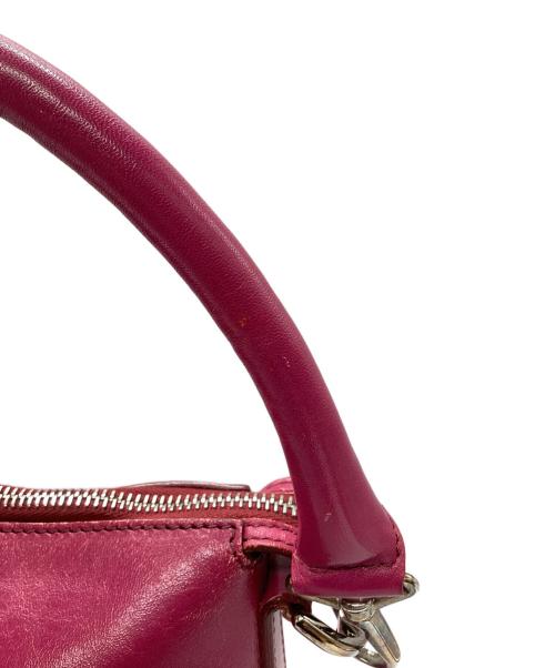 HIROFU（ヒロフ）HIROFU (ヒロフ) ハンドバッグ ショッキングピンクの古着・服飾アイテム
