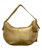 LAUREN RALPH LAURENローレンラルフローレン）の古着「ショルダーバッグ」｜ゴールド