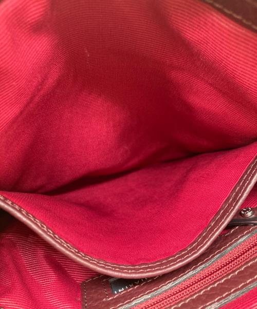 GIANNI CHIARINI（ジャンニ キアリーニ）GIANNI CHIARINI (ジャンニ キアリーニ) 2WAYショルダーバッグ ボルドーの古着・服飾アイテム