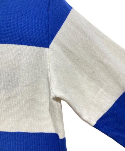 HUMAN MADE（ヒューマンメイド）HUMAN MADE (ヒューマンメイド) ニットセーター ブルー サイズ:Lの古着・服飾アイテム