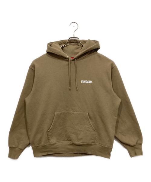 SUPREME（シュプリーム）SUPREME (シュプリーム) Crown Hooded Swatshirt ベージュ サイズ:Mの古着・服飾アイテム
