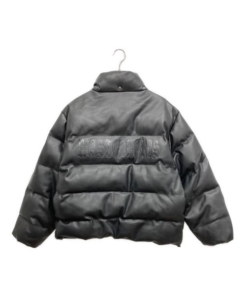 wasted（ウェイステッド）wasted (ウェイステッド) 2WAY フェイクレザー中綿ジャケット ブラック サイズ:Lの古着・服飾アイテム