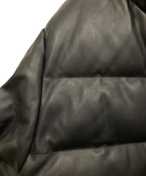 wasted（ウェイステッド）wasted (ウェイステッド) 2WAY フェイクレザー中綿ジャケット ブラック サイズ:Lの古着・服飾アイテム