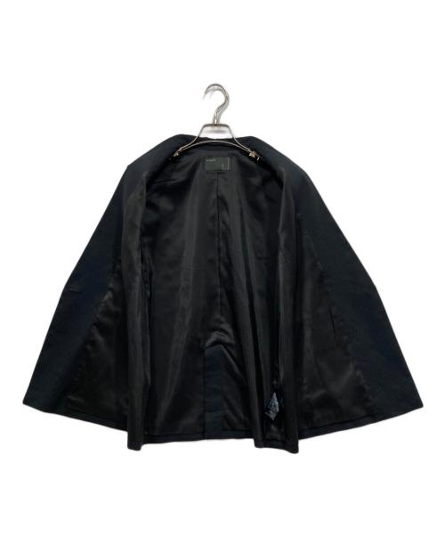 Noble（ノーブル）Noble (ノーブル) コットンリネンパワーショルダージレ ネイビー サイズ:36の古着・服飾アイテム