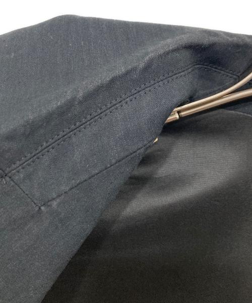 Noble（ノーブル）Noble (ノーブル) コットンリネンパワーショルダージレ ネイビー サイズ:36の古着・服飾アイテム