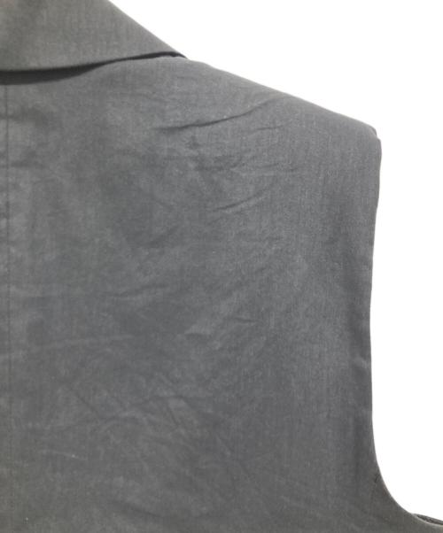 Noble（ノーブル）Noble (ノーブル) コットンリネンパワーショルダージレ ネイビー サイズ:36の古着・服飾アイテム