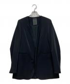 Nobleノーブル）の古着「スリーブスリットケープジャケット」｜ブラック