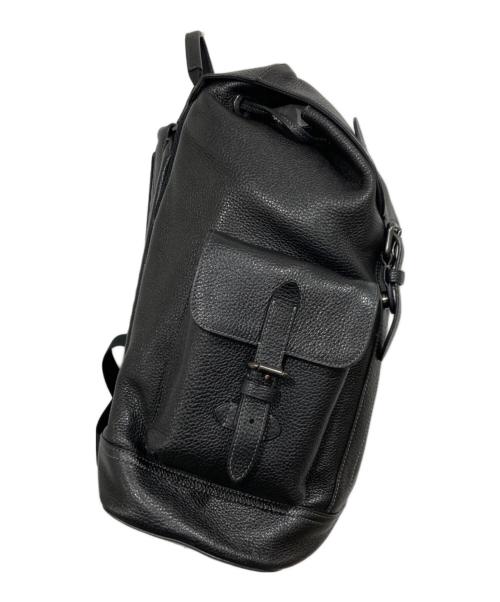 COACH（コーチ）COACH (コーチ) ハドソン バックパック　レザー ブラックの古着・服飾アイテム