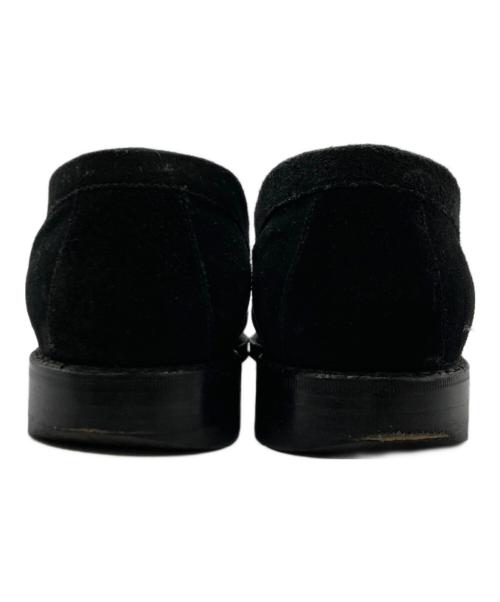 Jalan Sriwijaya（ジャランスリウァヤ）Jalan Sriwijaya (ジャランスリウァヤ) スウェードローファー ブラック サイズ:7 1/2の古着・服飾アイテム