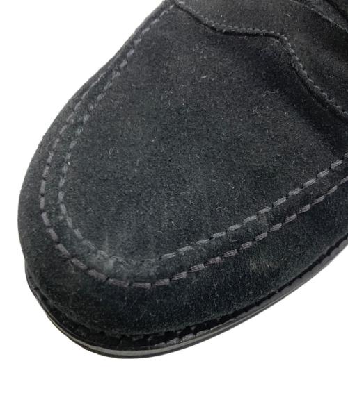 Jalan Sriwijaya（ジャランスリウァヤ）Jalan Sriwijaya (ジャランスリウァヤ) スウェードローファー ブラック サイズ:7 1/2の古着・服飾アイテム