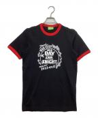 DIESELディーゼル）の古着「リンガーTシャツ」｜ブラック