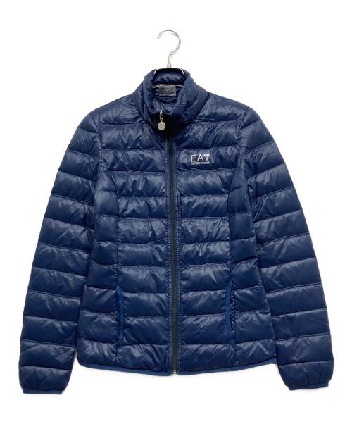 EMPORIO ARMANI EA7（エンポリオアルマーニ イーエーセブン）EMPORIO ARMANI EA7 (エンポリオアルマーニ イーエーセブン) ダウンジャケット ネイビー サイズ:Sの古着・服飾アイテム