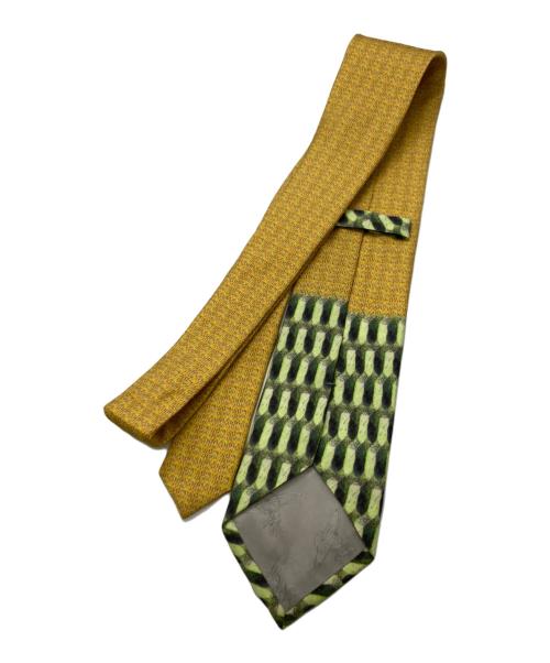 Vivienne Westwood（ヴィヴィアンウエストウッド）Vivienne Westwood (ヴィヴィアンウエストウッド) センターオーブ転写プリントネクタイ イエロー サイズ:-の古着・服飾アイテム