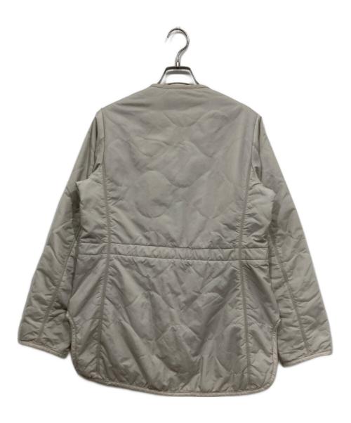 45R（フォーティファイブ・アール）45R (フォーティファイブ・アール) キルティング ノーカラージャケット グレー サイズ:3の古着・服飾アイテム