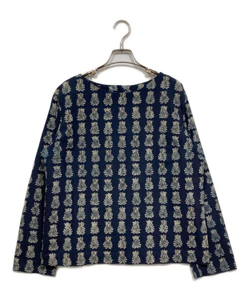 45R（フォーティファイブ・アール）45R (フォーティファイブ・アール) 総柄シャツ ネイビー サイズ:3の古着・服飾アイテム