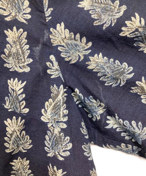 45R（フォーティファイブ・アール）45R (フォーティファイブ・アール) 総柄シャツ ネイビー サイズ:3の古着・服飾アイテム