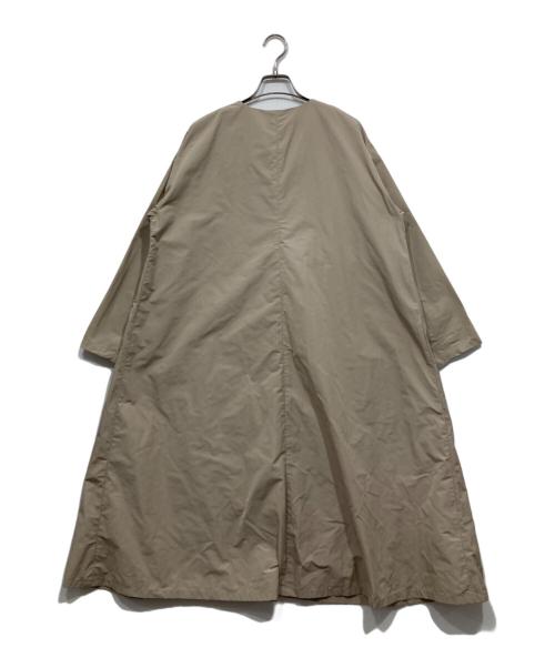 JANTZEN（ジャンセン）JANTZEN (ジャンセン) ノーカラーコート ベージュ サイズ:Mの古着・服飾アイテム