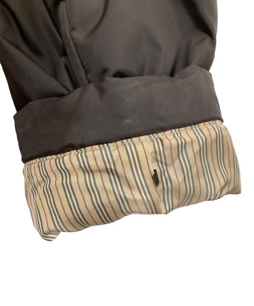 BURBERRY BLACK LABEL（バーバリーブラックレーベル）BURBERRY BLACK LABEL (バーバリーブラックレーベル) フォックスファー付ダウンコート ブラウン サイズ:LLの古着・服飾アイテム