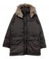 BURBERRY BLACK LABEL（バーバリーブラックレーベル）の古着「フォックスファー付ダウンコート」｜ブラウン
