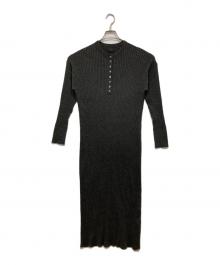 Spick and Span（スピック＆スパン）の古着「リブニットワンピース」｜グレー