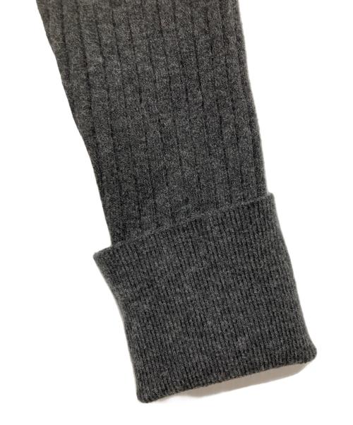 Spick and Span（スピック＆スパン）Spick and Span (スピック＆スパン) リブニットワンピース グレー サイズ:サイズ記載なしの古着・服飾アイテム