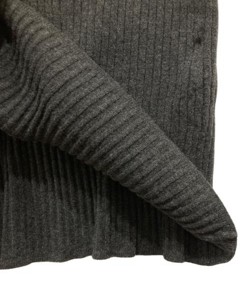 Spick and Span（スピック＆スパン）Spick and Span (スピック＆スパン) リブニットワンピース グレー サイズ:サイズ記載なしの古着・服飾アイテム