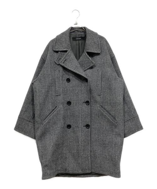 JOURNAL STANDARD（ジャーナルスタンダード）JOURNAL STANDARD (ジャーナルスタンダード) Super140 ミドルPコート グレー サイズ:Mの古着・服飾アイテム