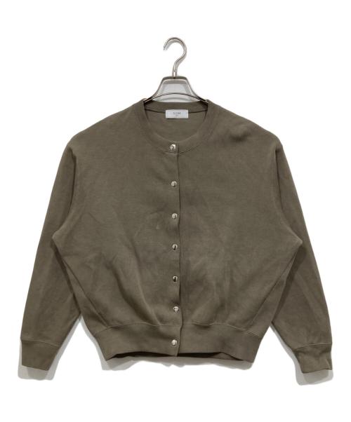 SLOBE IENA（スローブ イエナ）SLOBE IENA (スローブ イエナ) ダブルフェイスジャージースナップカーディガン ブラウン サイズ:サイズ表記なしの古着・服飾アイテム
