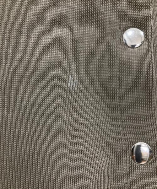 SLOBE IENA（スローブ イエナ）SLOBE IENA (スローブ イエナ) ダブルフェイスジャージースナップカーディガン ブラウン サイズ:サイズ表記なしの古着・服飾アイテム