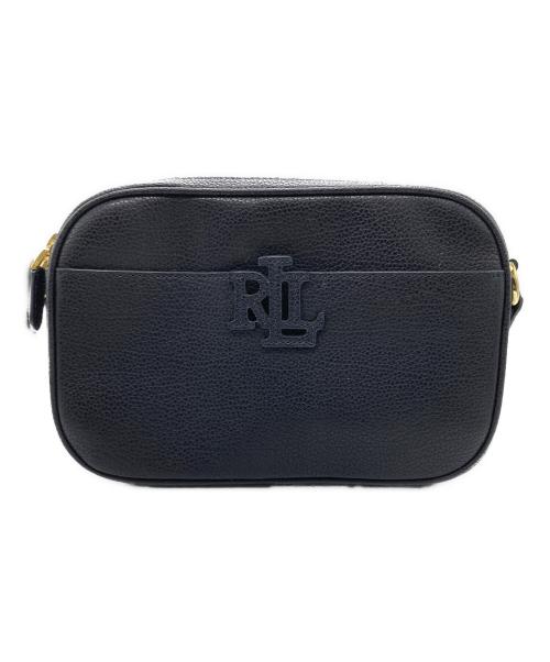 LAUREN RALPH LAUREN（ローレンラルフローレン）LAUREN RALPH LAUREN (ローレンラルフローレン) ロゴストラップショルダーバッグ ネイビーの古着・服飾アイテム