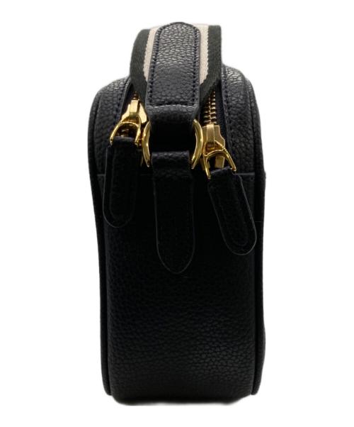 LAUREN RALPH LAUREN（ローレンラルフローレン）LAUREN RALPH LAUREN (ローレンラルフローレン) ロゴストラップショルダーバッグ ネイビーの古着・服飾アイテム