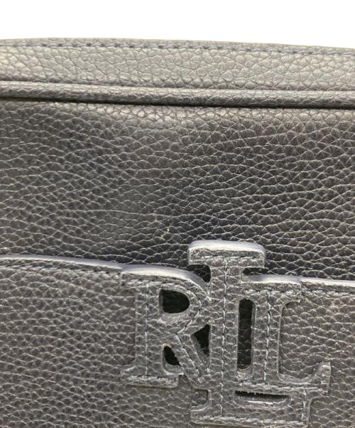 LAUREN RALPH LAUREN（ローレンラルフローレン）LAUREN RALPH LAUREN (ローレンラルフローレン) ロゴストラップショルダーバッグ ネイビーの古着・服飾アイテム