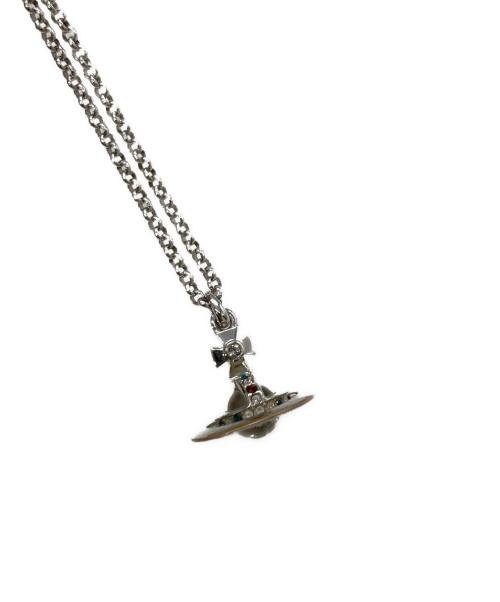 Vivienne Westwood（ヴィヴィアンウエストウッド）Vivienne Westwood (ヴィヴィアンウエストウッド) スモールオーブネックレス シルバーの古着・服飾アイテム