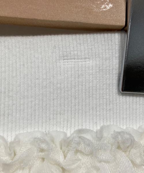 CRANK SEOUL（クランクソウル）CRANK SEOUL (クランクソウル) フリルミニスカート ホワイト サイズ:Freeの古着・服飾アイテム