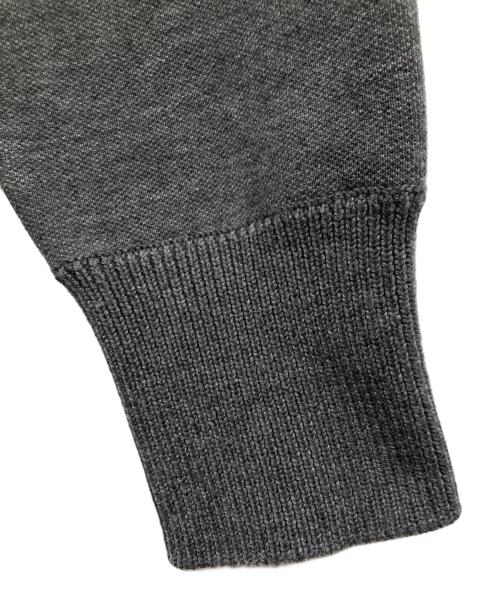 VERMEIL par iena（ヴェルメイユ パー イエナ）VERMEIL par iena (ヴェルメイユ パー イエナ) ダブルフェイスニットカーディガン グレー サイズ:Fの古着・服飾アイテム