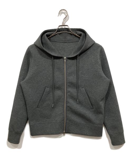 Spick and Span（スピック＆スパン）Spick and Span (スピック＆スパン) ストレッチジップフードパーカー グレー サイズ:サイズ表記なしの古着・服飾アイテム