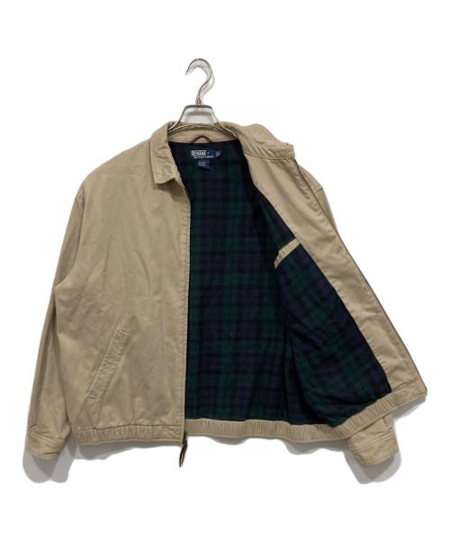 POLO RALPH LAUREN（ポロ・ラルフローレン）POLO RALPH LAUREN (ポロ・ラルフローレン) スイングトップ ベージュ サイズ:Lの古着・服飾アイテム