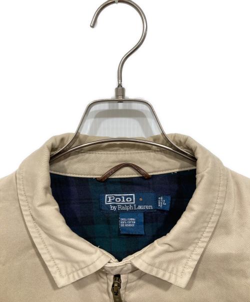 POLO RALPH LAUREN（ポロ・ラルフローレン）POLO RALPH LAUREN (ポロ・ラルフローレン) スイングトップ ベージュ サイズ:Lの古着・服飾アイテム