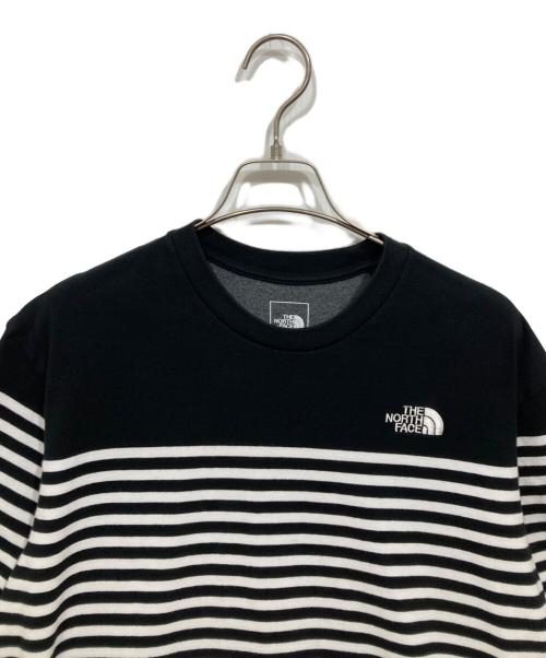 THE NORTH FACE（ザ ノース フェイス）THE NORTH FACE (ザ ノース フェイス) ショートスリーブパネルボーダーティー ブラック サイズ:Lの古着・服飾アイテム